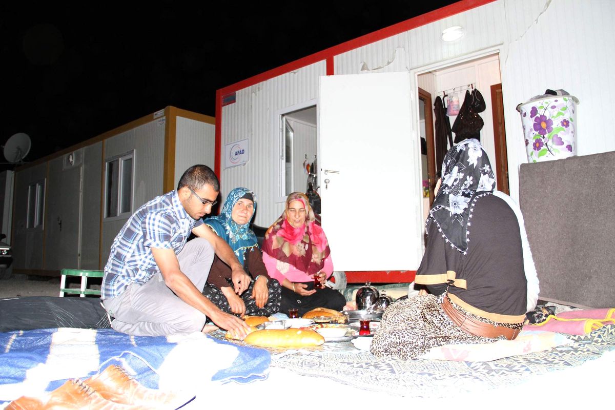 Konteynır Kentte İlk Sahur