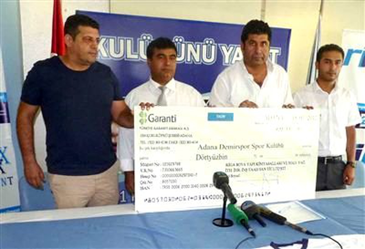 Riga Boya\'dan Adana Demirspor\'a Destek