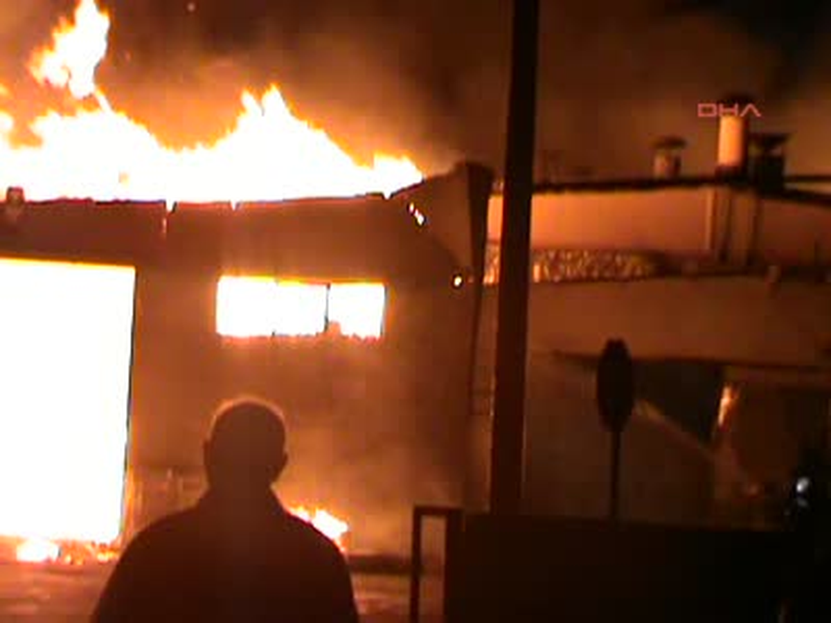 Çorum\'da Fabrika Yandı