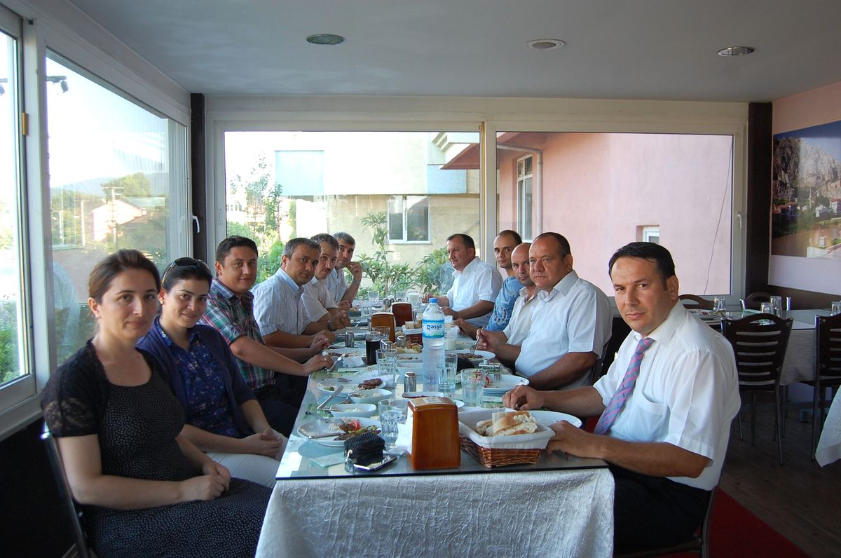 Çaycuma'da Sgk'dan Veda Yemeği