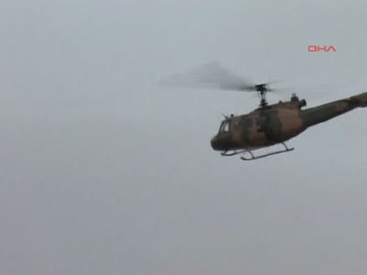 Sınırda Helikopter Hareketliliği
