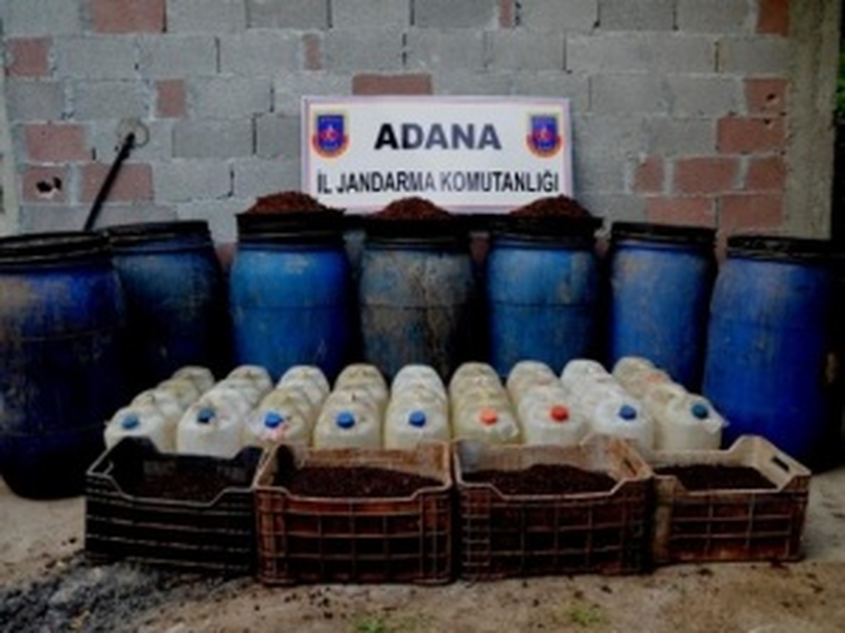 Sahte Rakı İmalathanesine Baskın