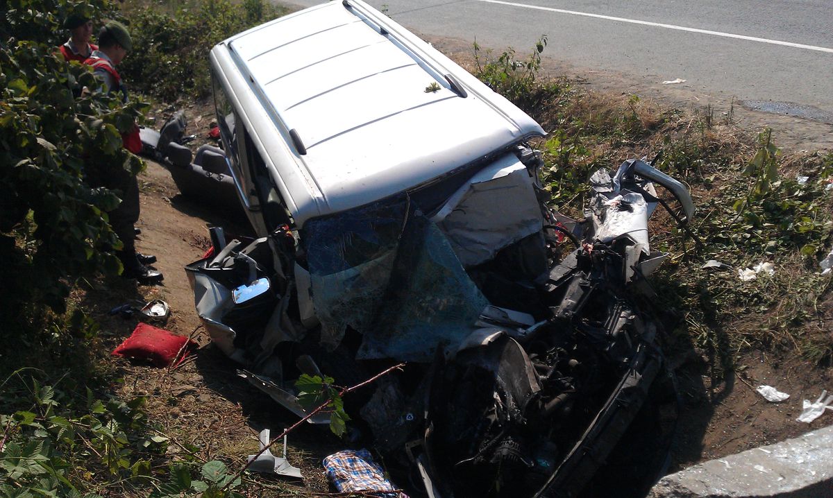 Samsun\'da Trafik Kazası: 7 Ölü, 1 Yaralı