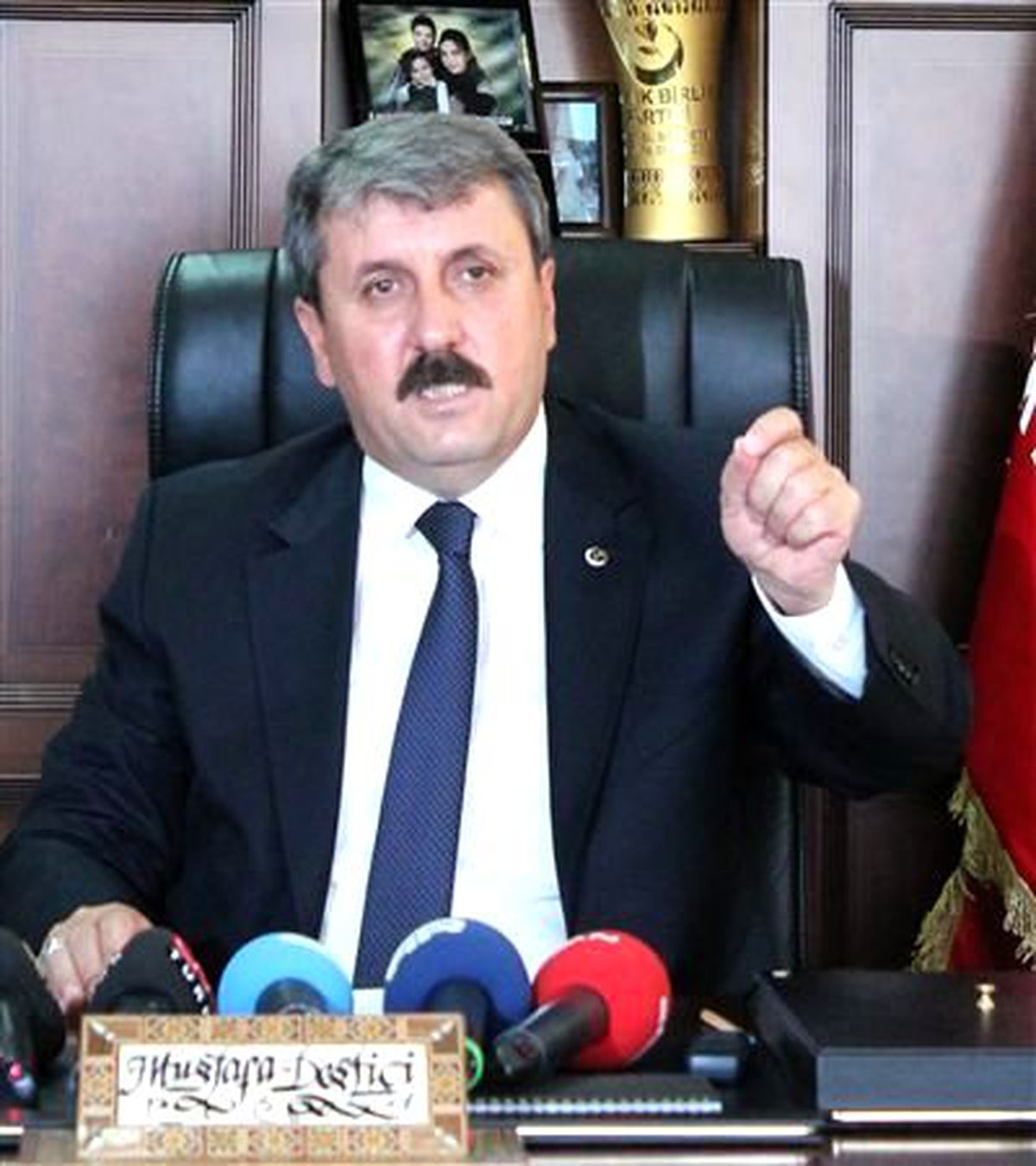 BBP Genel Başkanı Destici, İttihad-I İslam Partisi Genel Başkanı Mahdum ile Görüştü