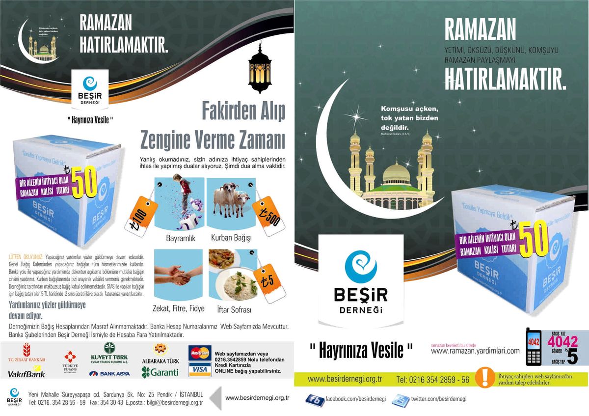 Beşir Derneği 25 Bin Aileye Gıda Yardımı Yapacak