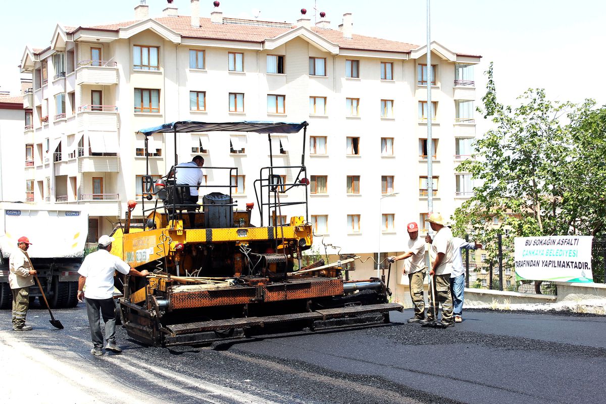 Çankaya Asfalt Hedefini Yakaladı