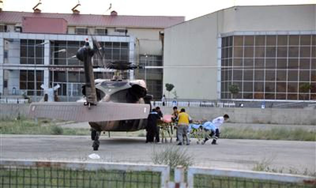 Hakkari\'deki Helikopter Kazası