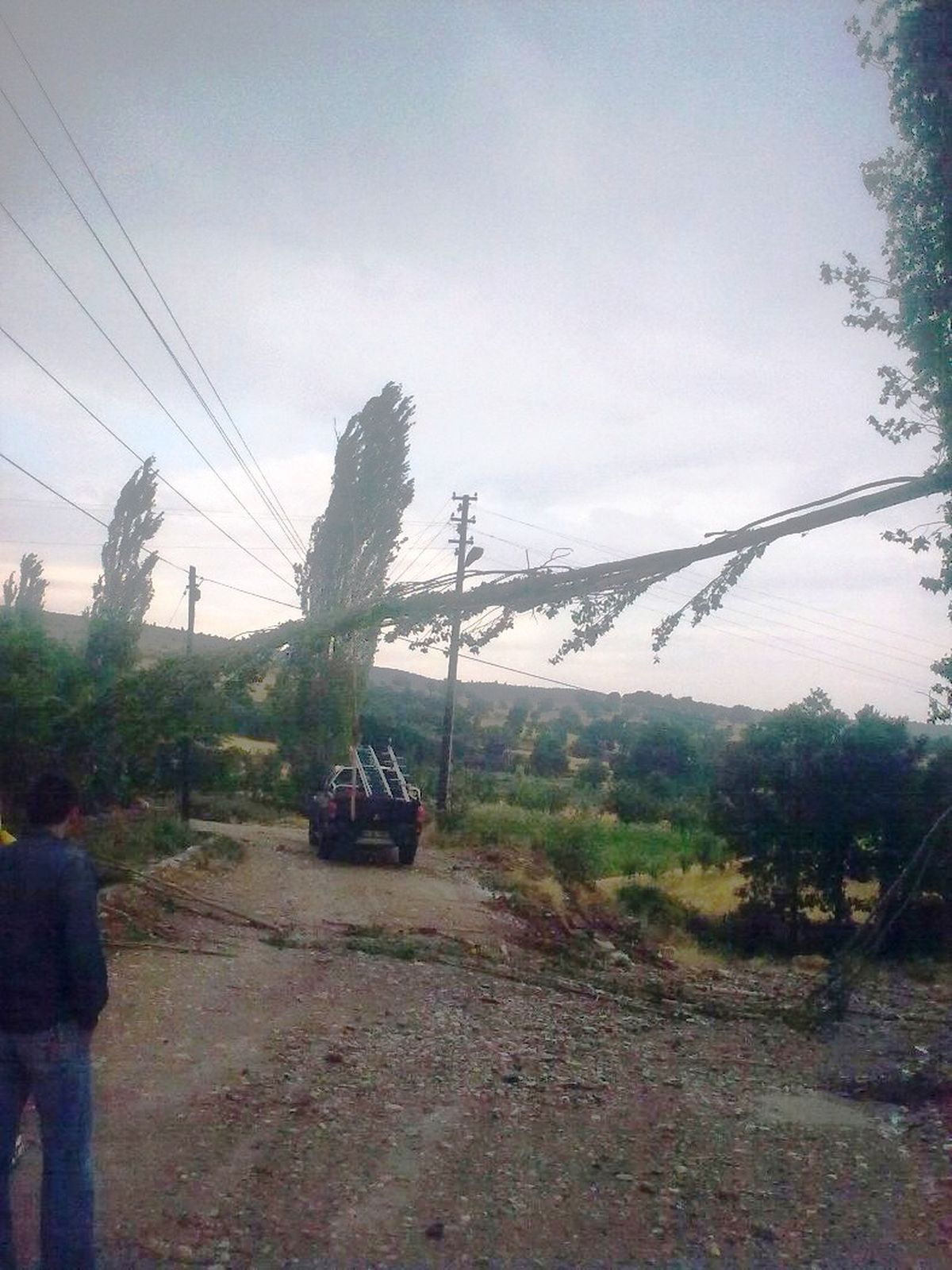 Etkili Yağış Zarara Yol Açtı
