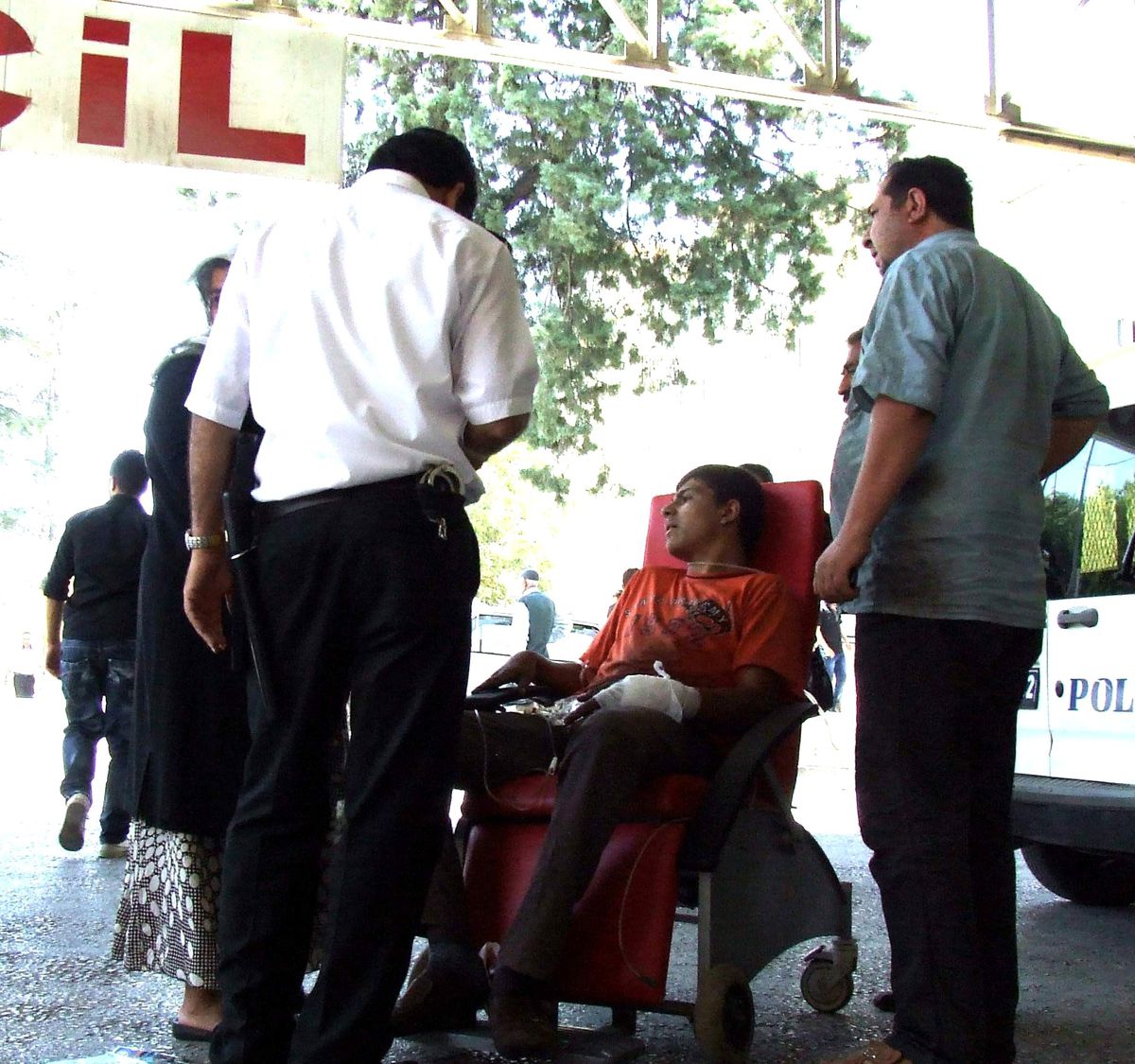 İspirale Kolunu Kaptıran Çocuk Hastanelik Oldu