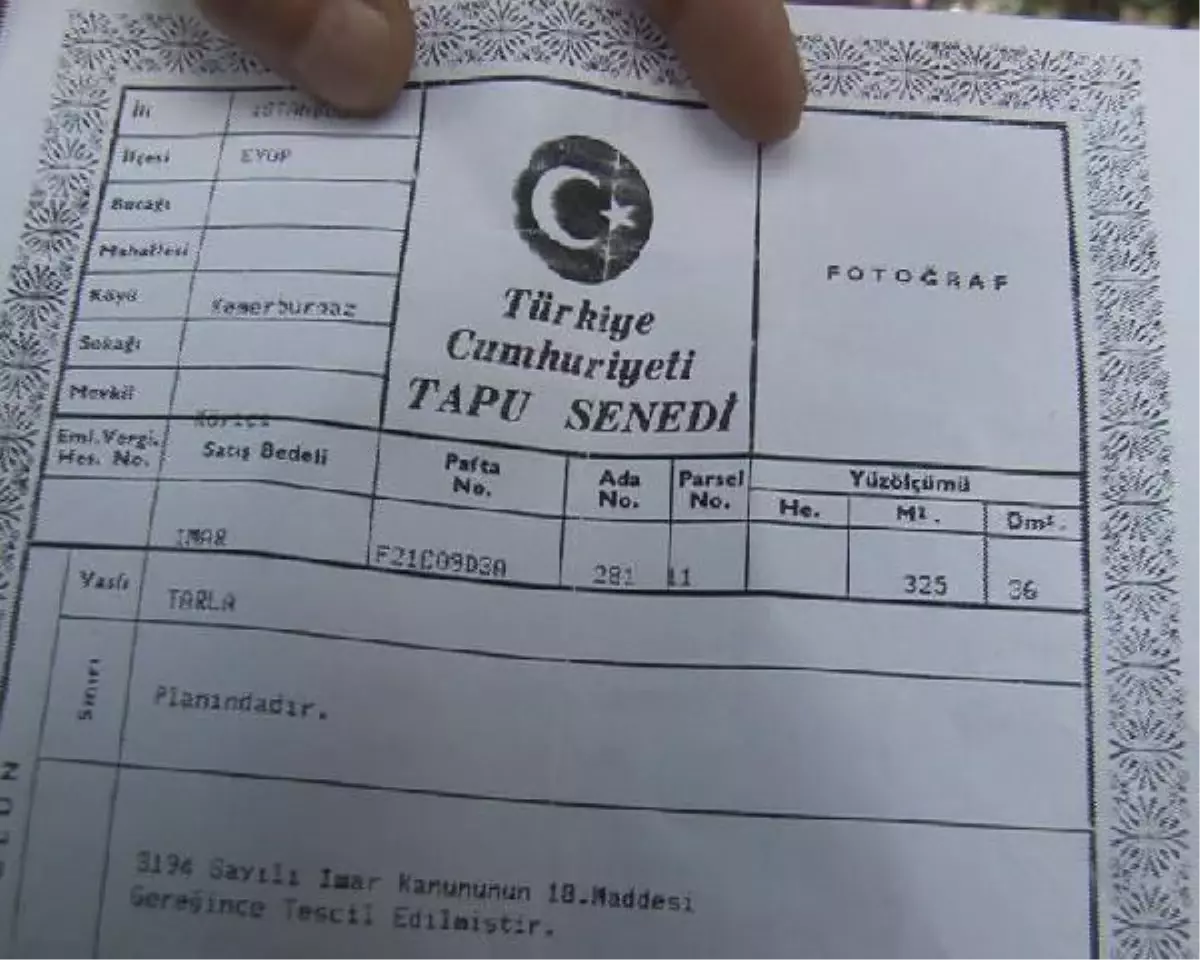 Kemerburgazlılar\'dan İmar Planına Tepki