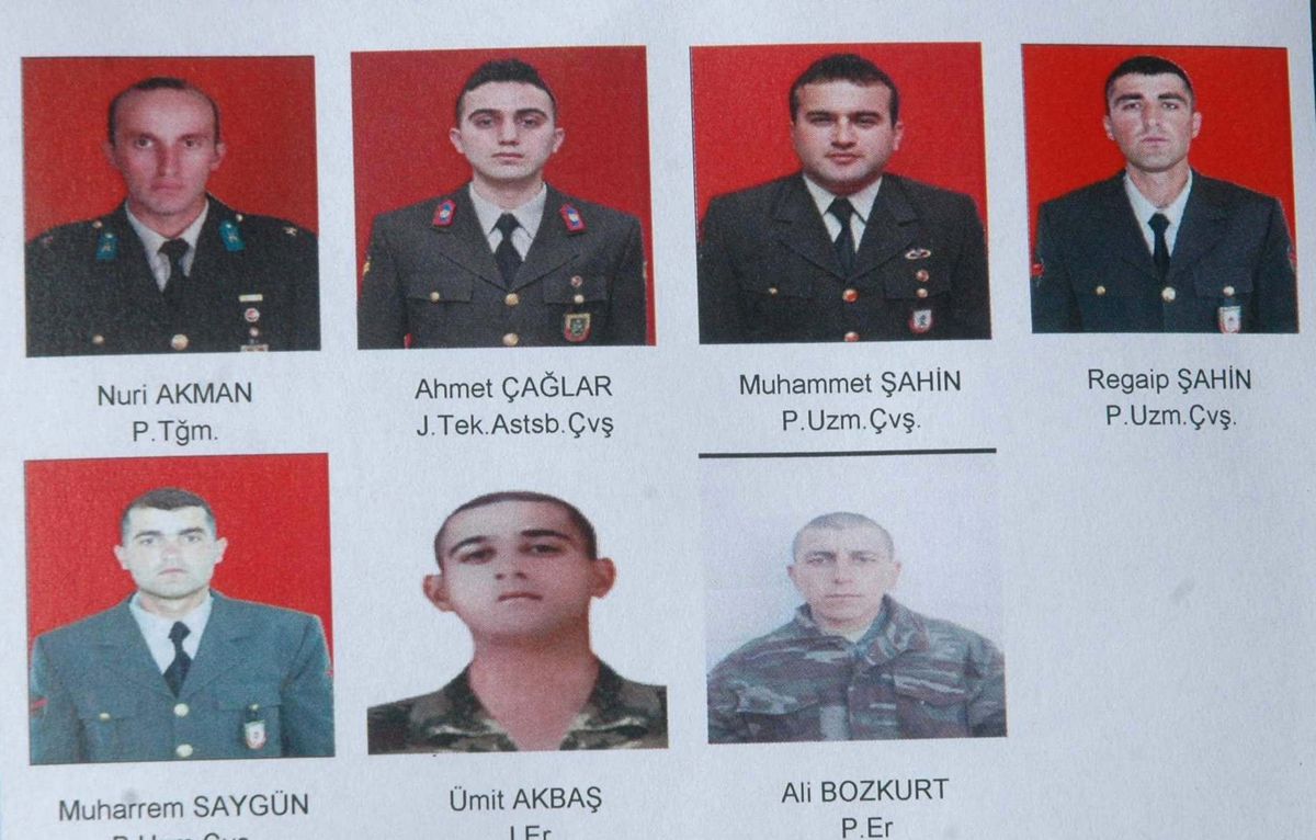 Van 7 Şehidi Gözyaşları ile Uğurladı