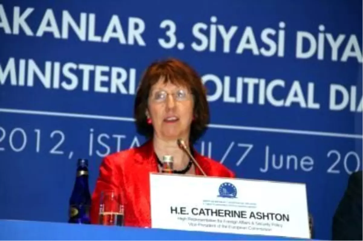 AB Dışişleri Yüksek Temsilcisi Ashton Açıklaması