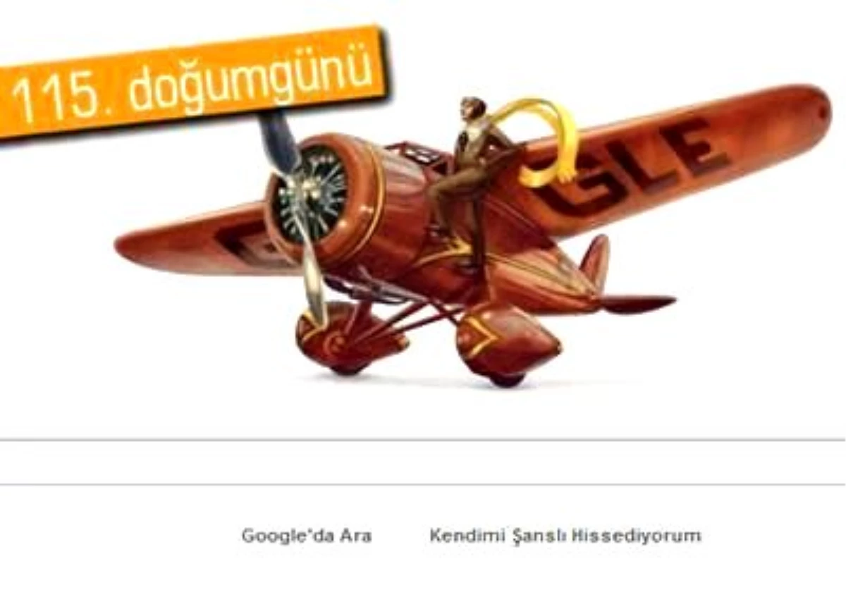 Google, Amelia Earhart \'İn 115. Doğum Gününü Kutladı