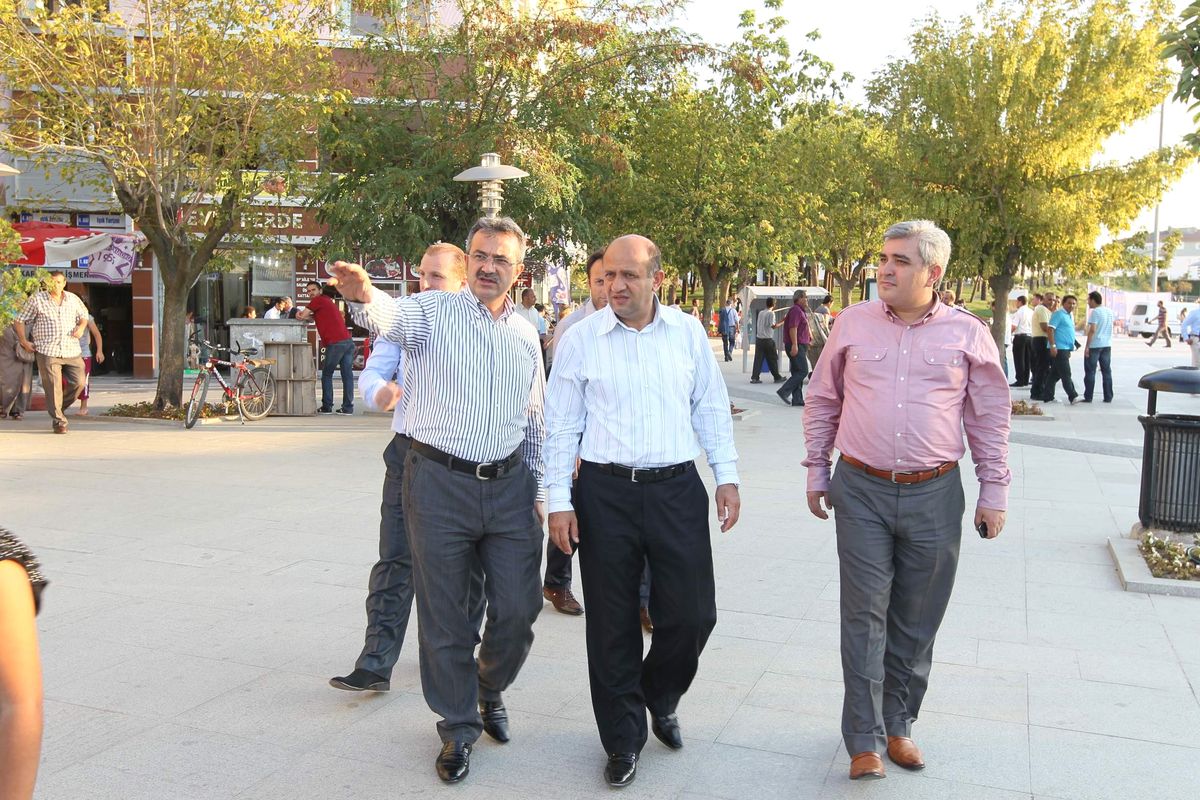 Milletvekili Işık ve Başkan Köşker\'den Esnaf Turu