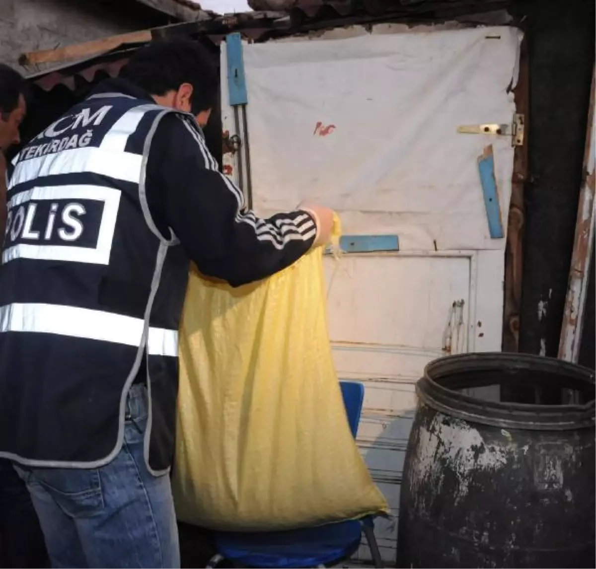 Patates Çuvalından Uyuşturucu Çıktı