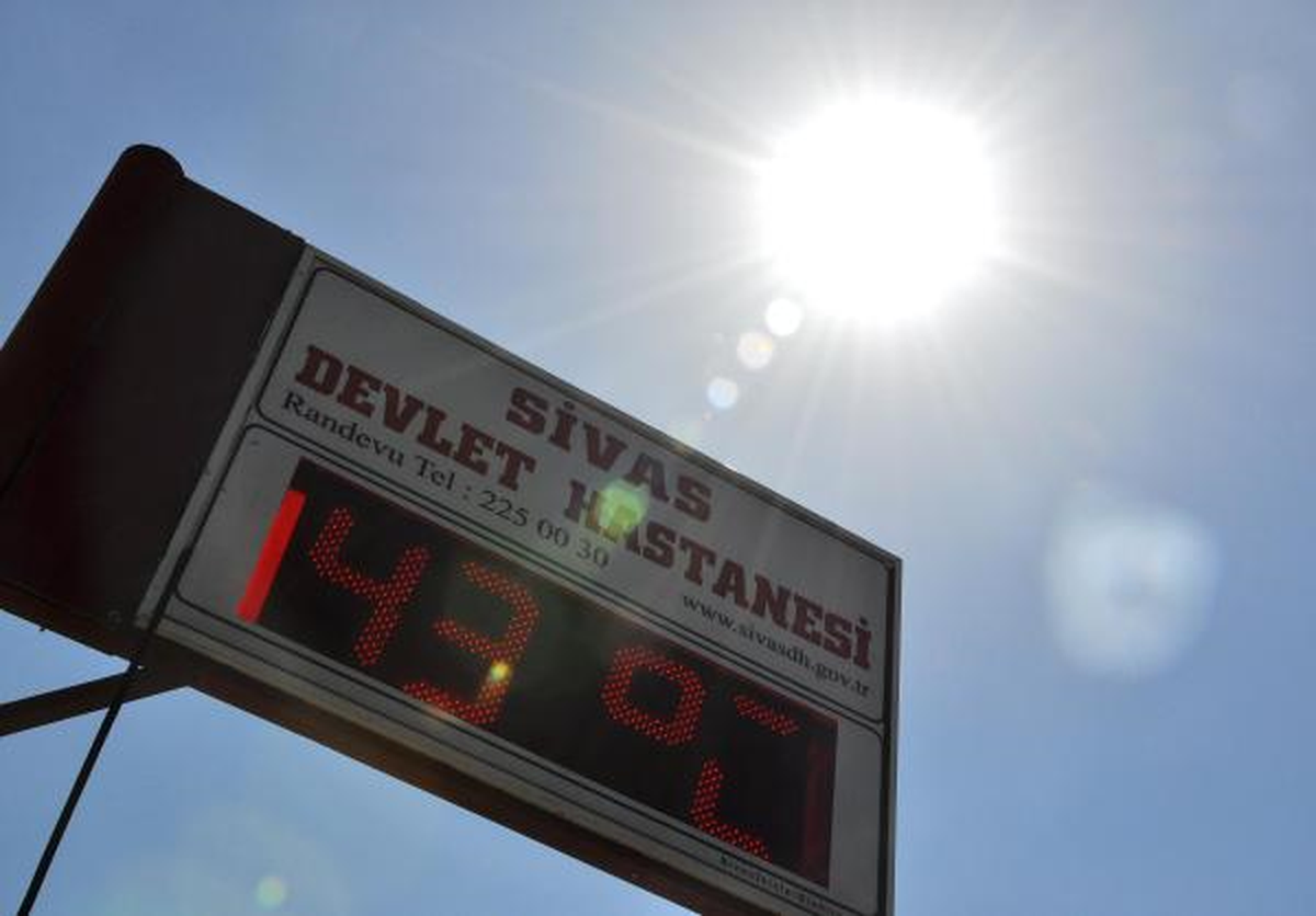 Sivas\'ta Termometreler 43 Dereceyi Gösterdi