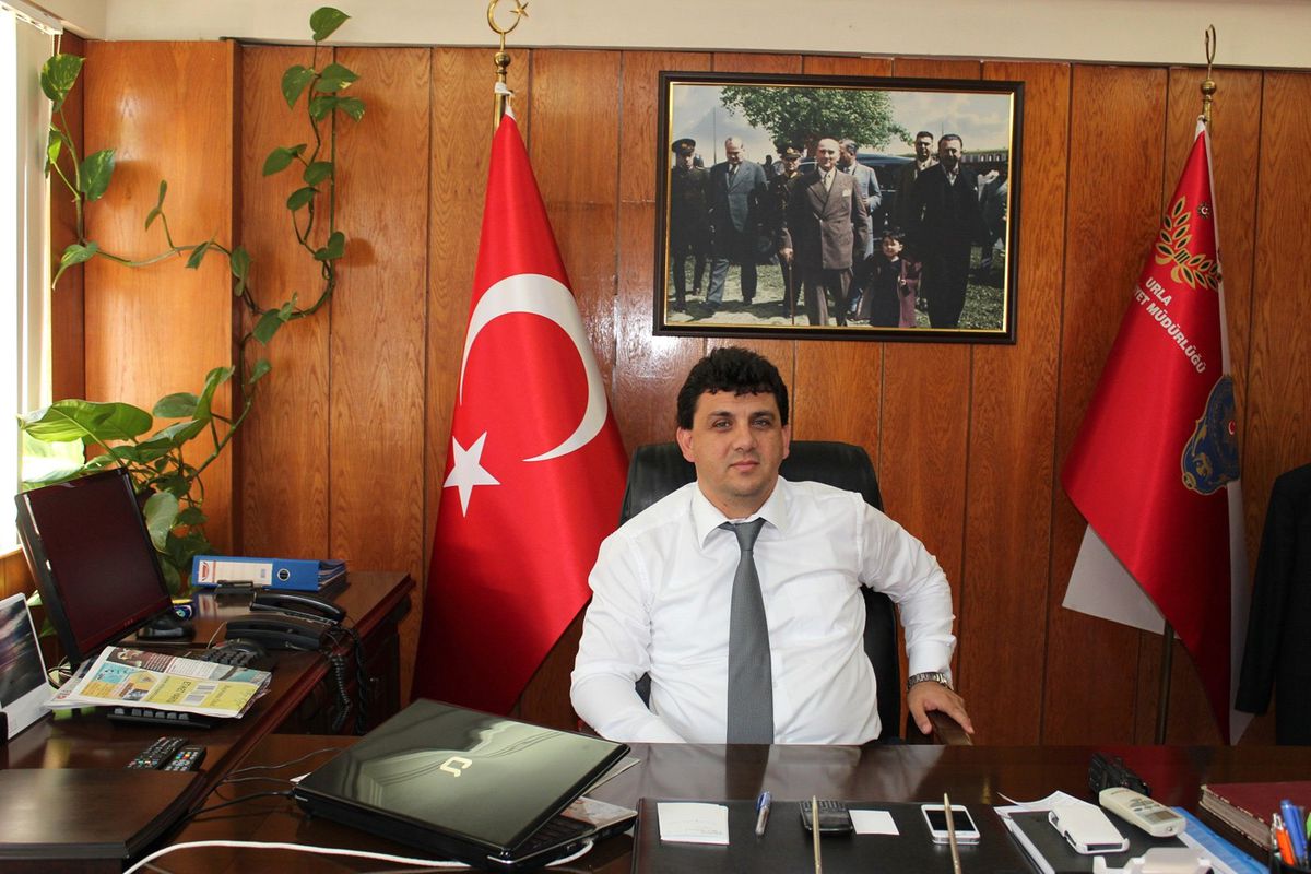 Urla'ya Atanan İlçe Emniyet Müdürü Fatih Ulukaya Görevine Başladı.