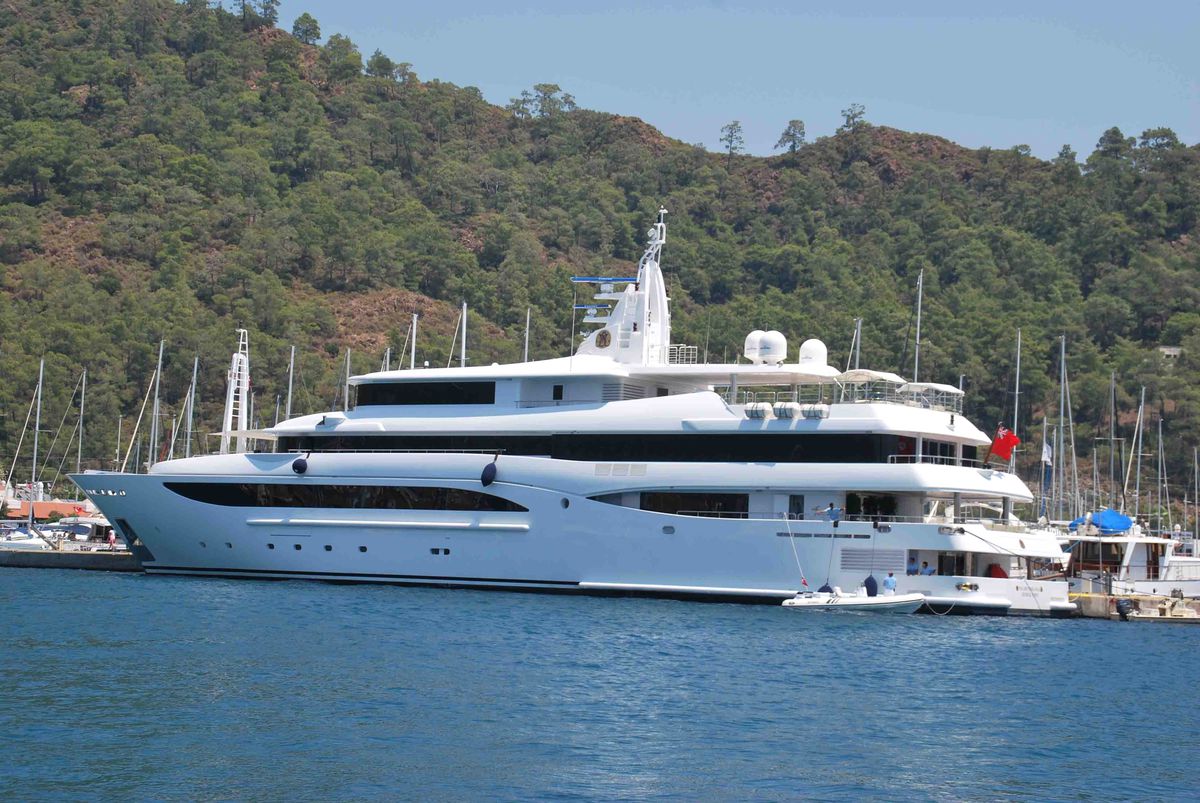 Dubai Emiri Maktum\'un Lüks Yatı Marmaris\'te