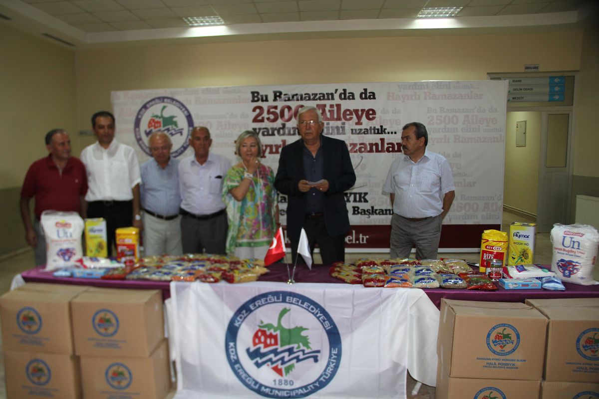 Ereğli Belediyesinden 2 Bin 500 Aileye Kumanya Yardımı