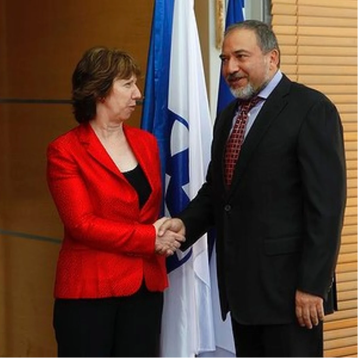 İsrail Dışişleri Bakanı Lieberman, Ashton\'la Bir Araya Geldi