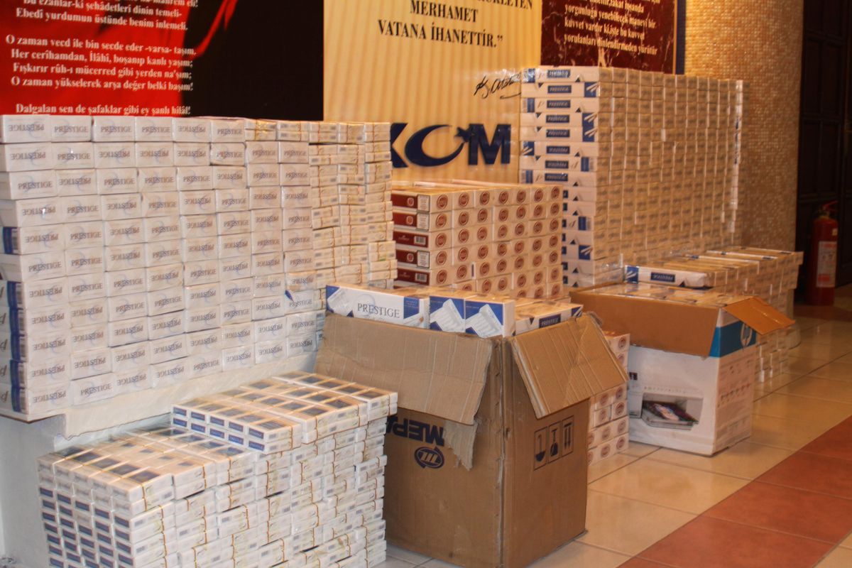 Kırıkkale\'de 20 Bin Paket Kaçak Sigara Ele Geçirildi