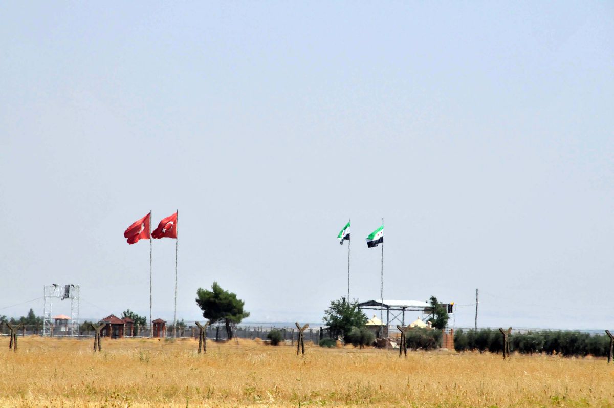 Sınırın Suriye Tarafında Hareketlilik