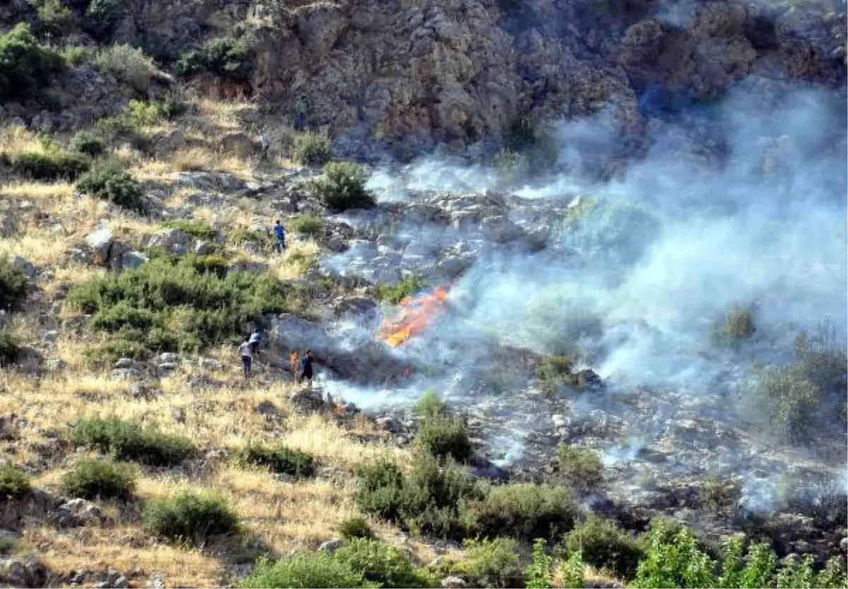 10 Dönümlük Makilik Alan Kül Oldu