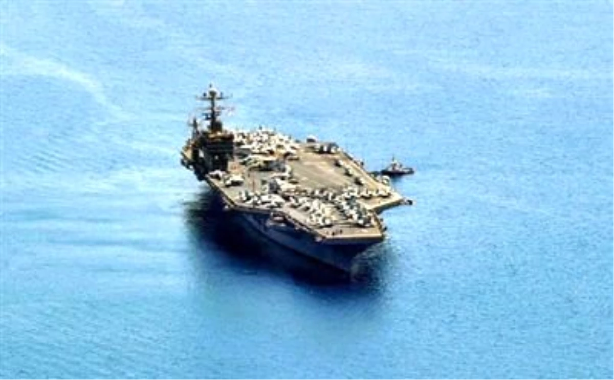 ABD Uçak Gemisinin Antalya Açıklarına Demirlemesi