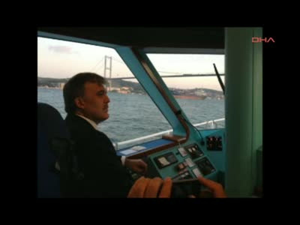 Cumhurbaşkanı Gül, Deniz Ulaşımını Tercih Ediyor