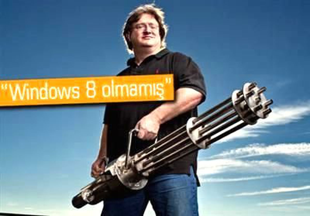 Gabe Newell: "Windows 8 Oyun Endüstrisi İçin Yıkım Olacak"