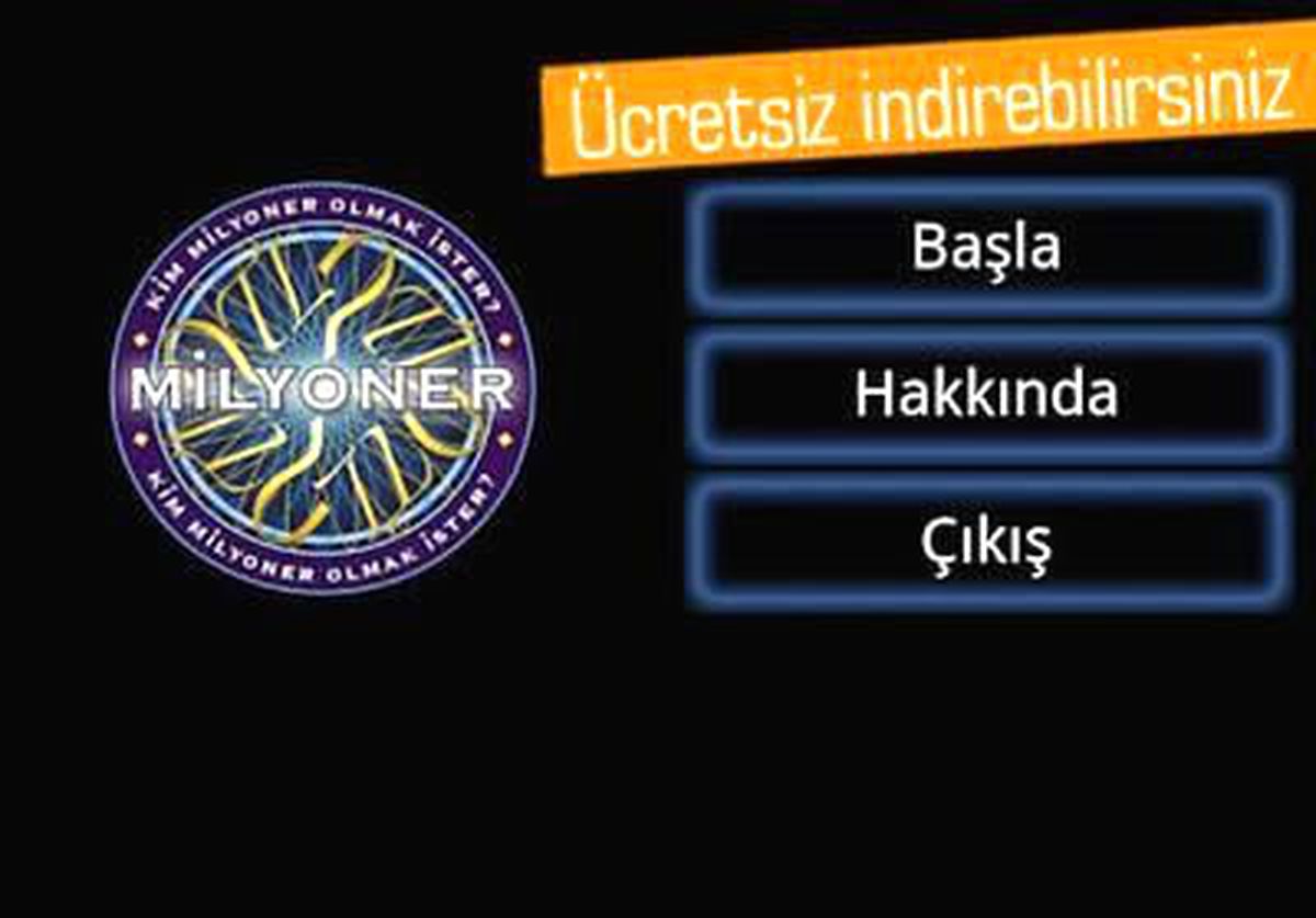 Kim Milyoner Olmak İster Yarışması Android\'te