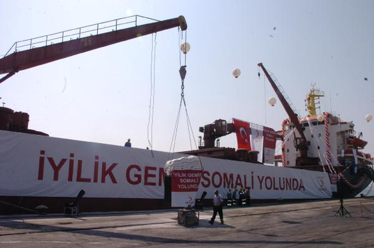Kızılay\'dan Somali\'ye 77 İş Makinesi ve Gıda Yardımı