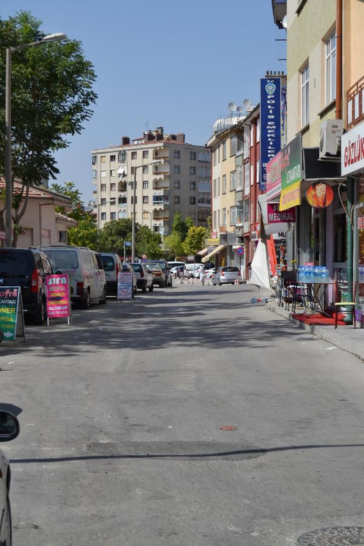 Konya\'da Sıcaktan Sokaklar Boşaldı