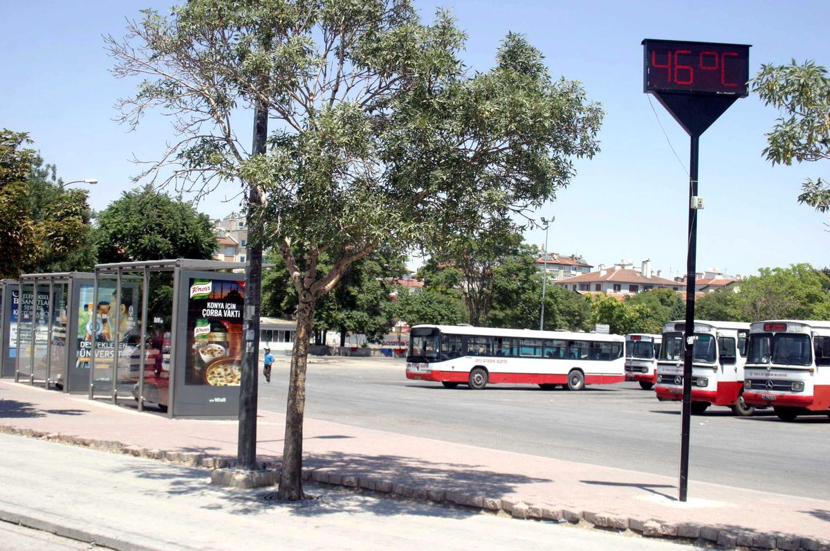 Konya\'da Termometreler 46 Dereceyi Gördü