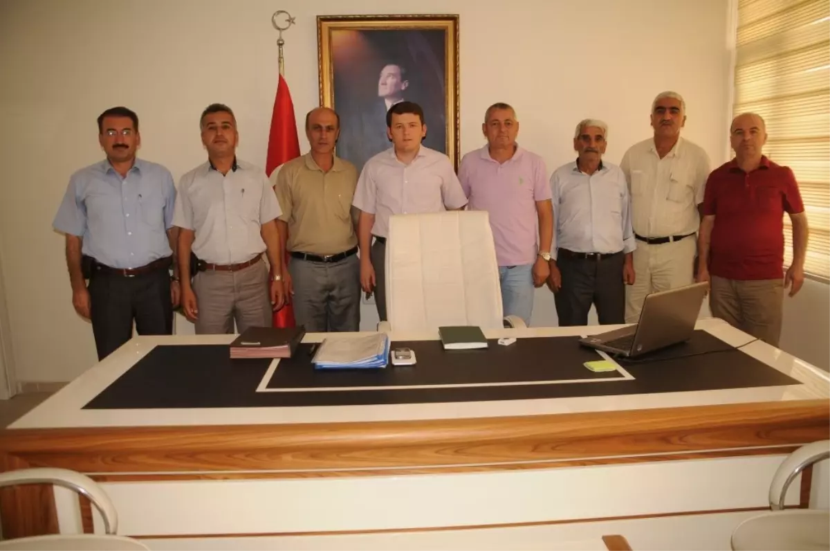 Muhtarlardan Kaymakam Koca\'ya "Hoş Geldin" Ziyareti