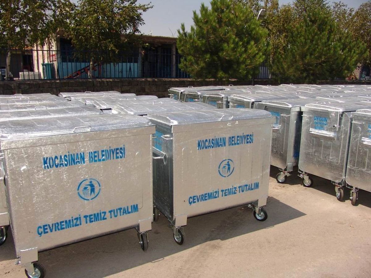 Kocasinan Çöp Konteynırı Aldı