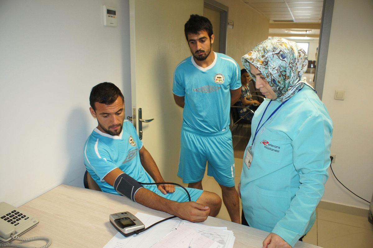 Nazilli Belediyespor Sağlık Kontrolünden Geçti
