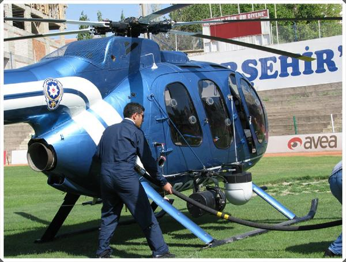 Polis Helikopteri Hint Keneviri Arıyor