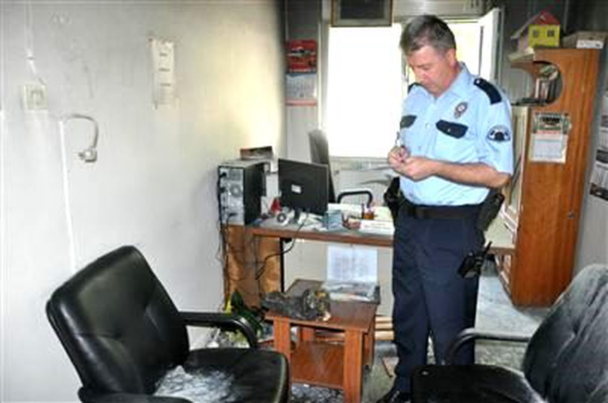 Turgutalp Belediye Binasında Yangın