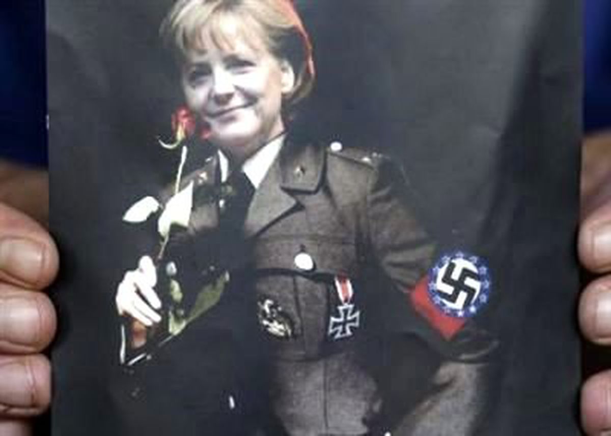Merkel\'e \'Nazi Kızı\' Benzetmesi