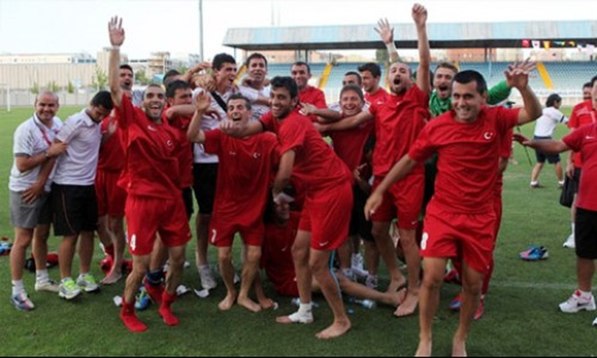 Dünya İşitme Engelliler Futbol Şampiyonası Erkekler Finalinde Türkiye, Mısır\'ı 1-0 Yenerek Şampiyon...