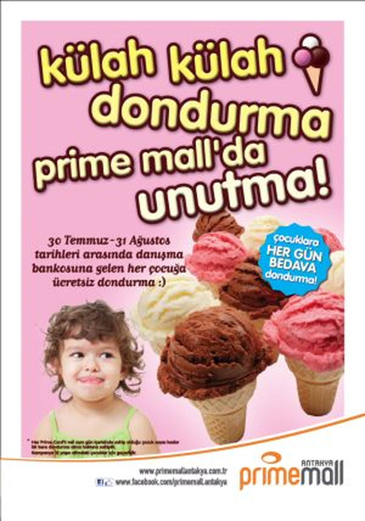 Külah Külah Dondurma, Prime Mall Antakya\'da