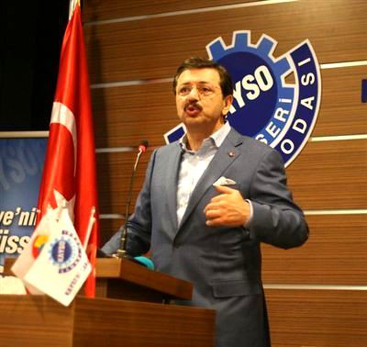 Türkiye Odalar ve Borsalar Birliği Başkanı Rifat Hisarcıklıoğlu, "Ak Parti\'ye Davet Edildiği"...