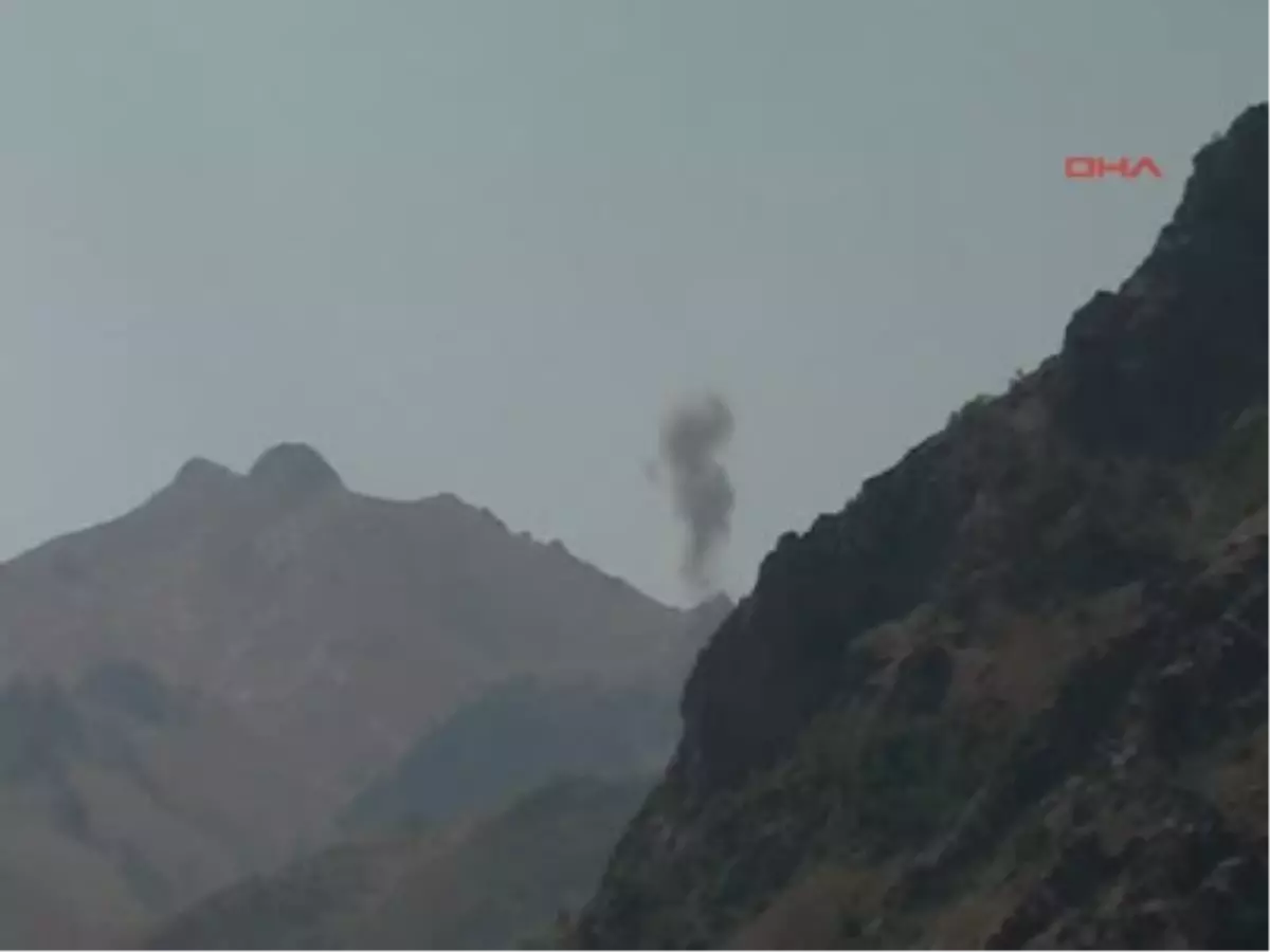 Hakkari Goman Dağları\'na Bomba Yağıyor Goman Dağları\'na Bomba Yağıyor