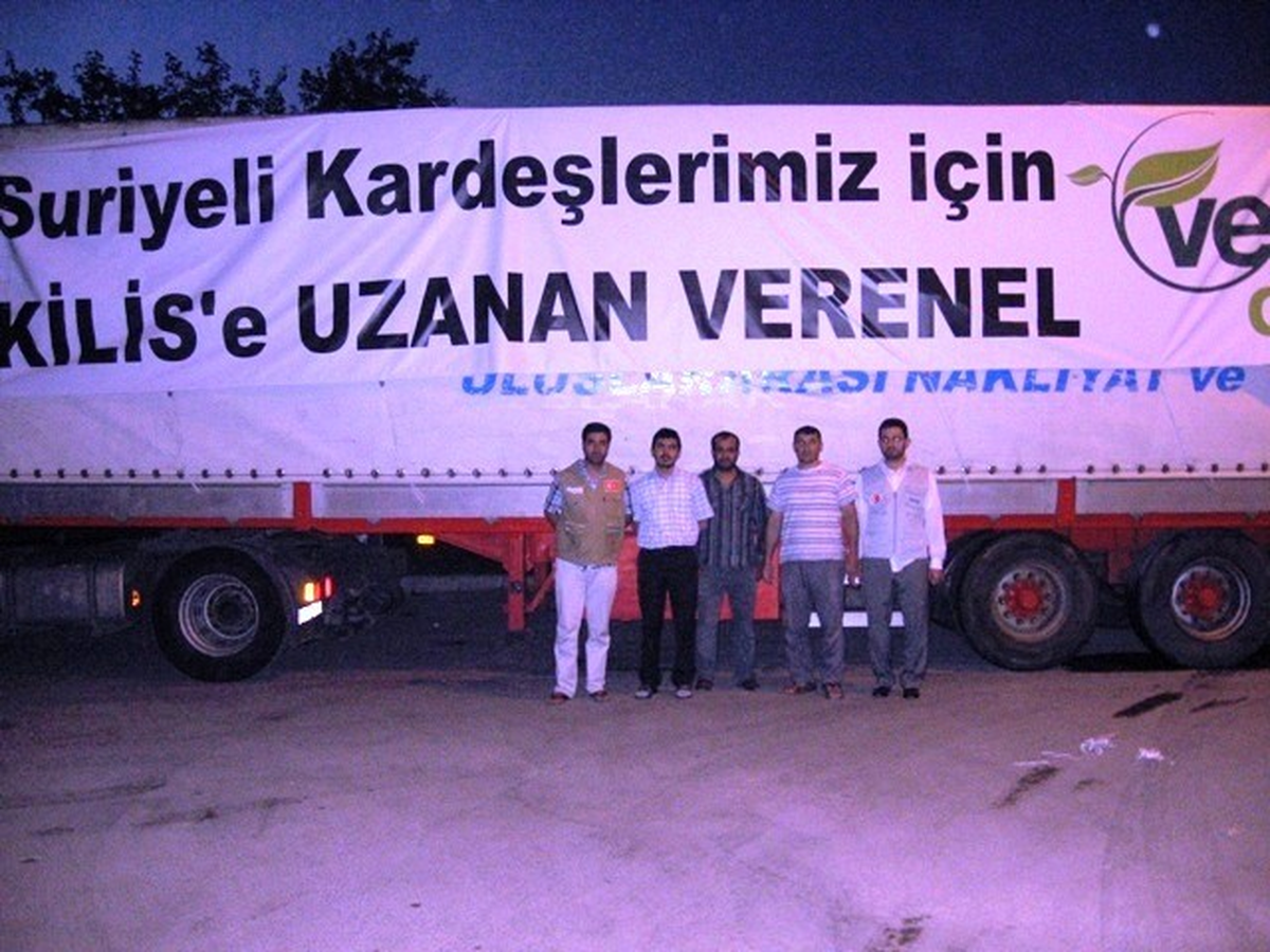 Aksaray\'dan Suriye\'lilere Yardım
