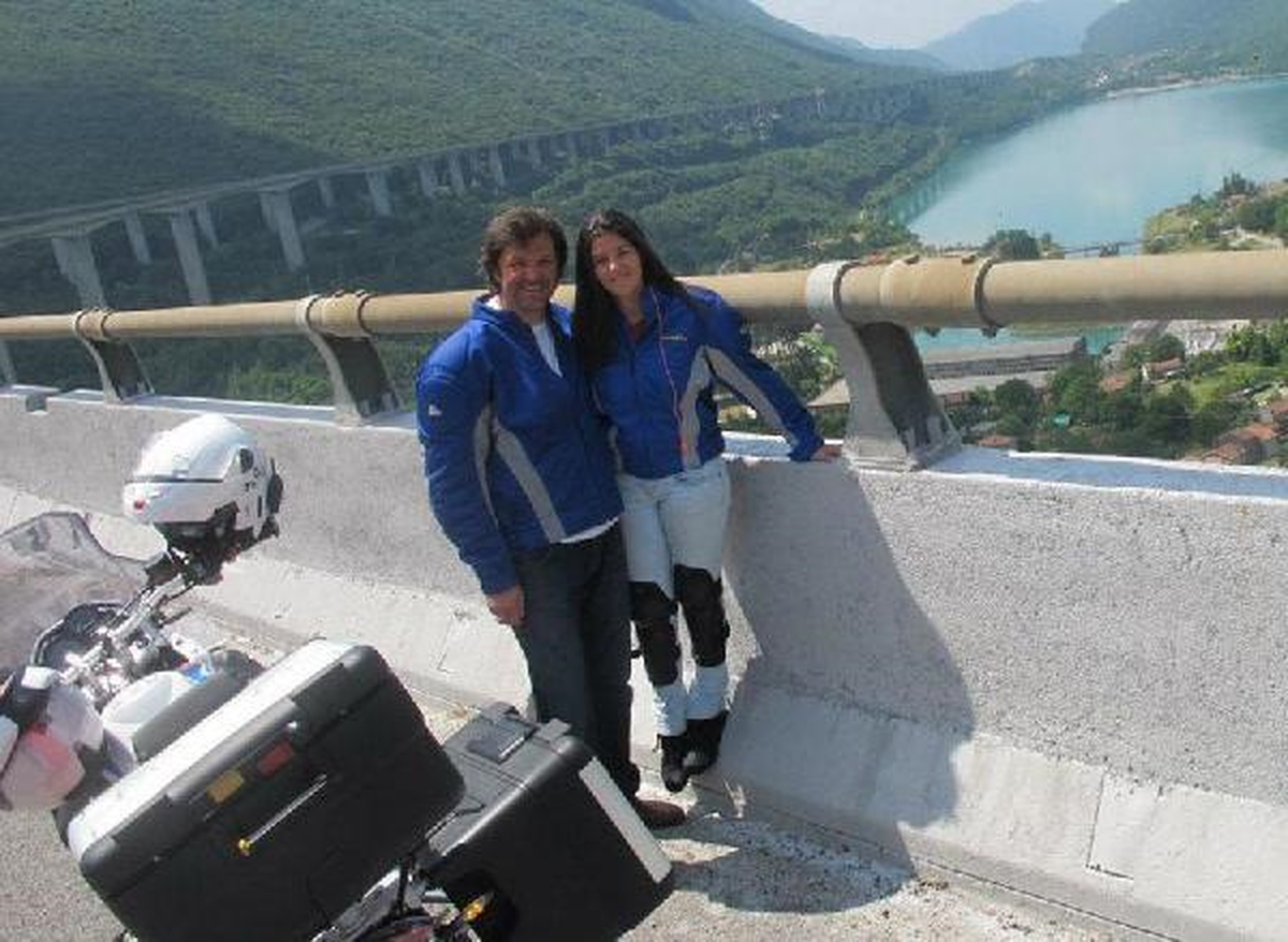 Baba Kız Motosikletle Avrupa Turu Yaptı