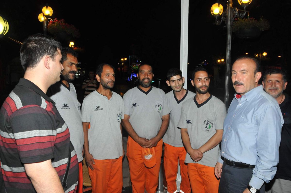 Başkan Doğan\'dan Gece Mesaisi