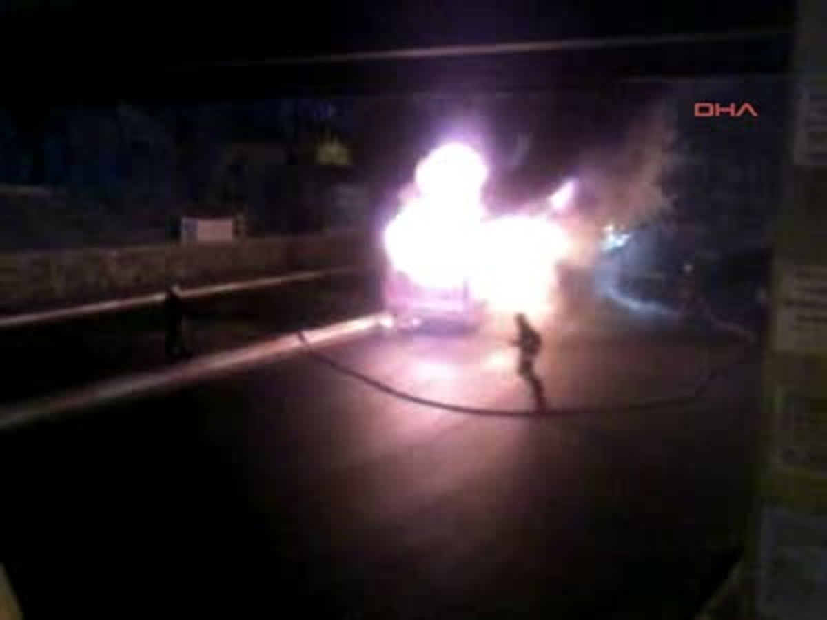 Belediye Otobüsüne Molotoflu Saldırı