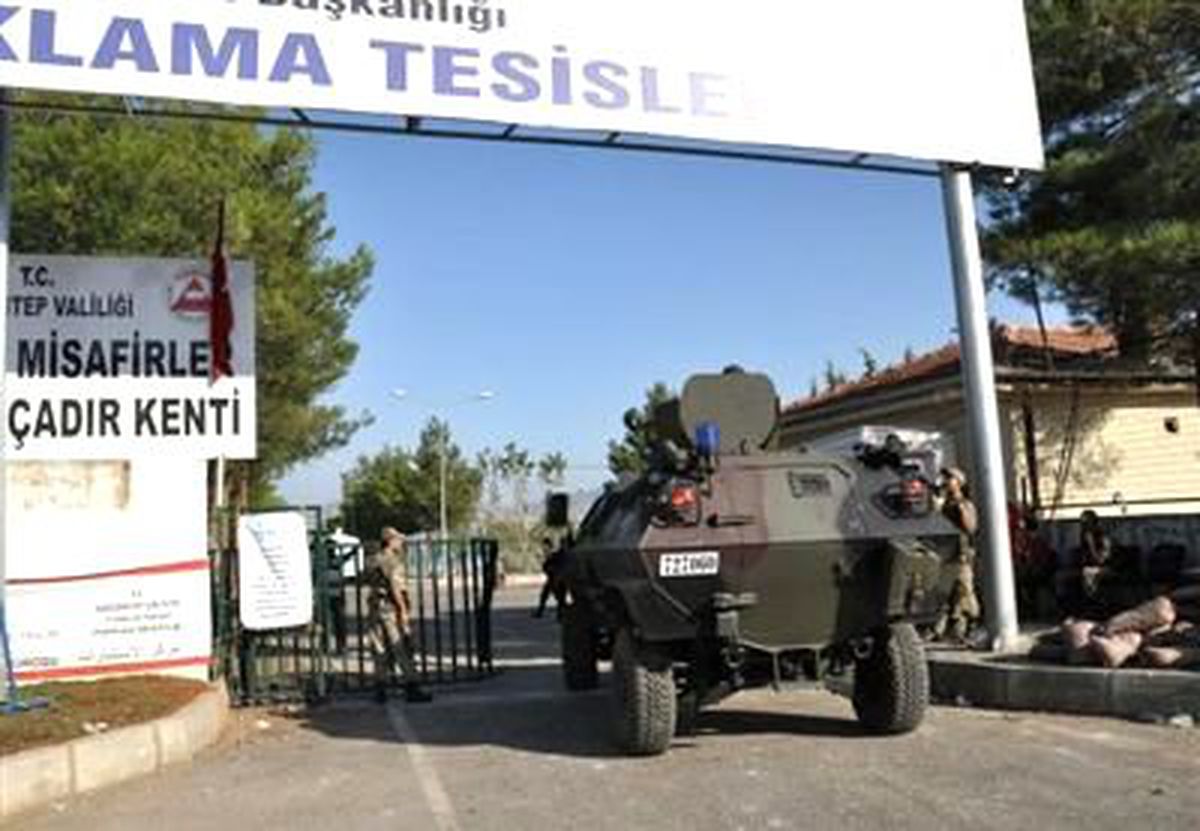 İslahiye\'deki Çadır Kentte Yaşanan Gerginlik