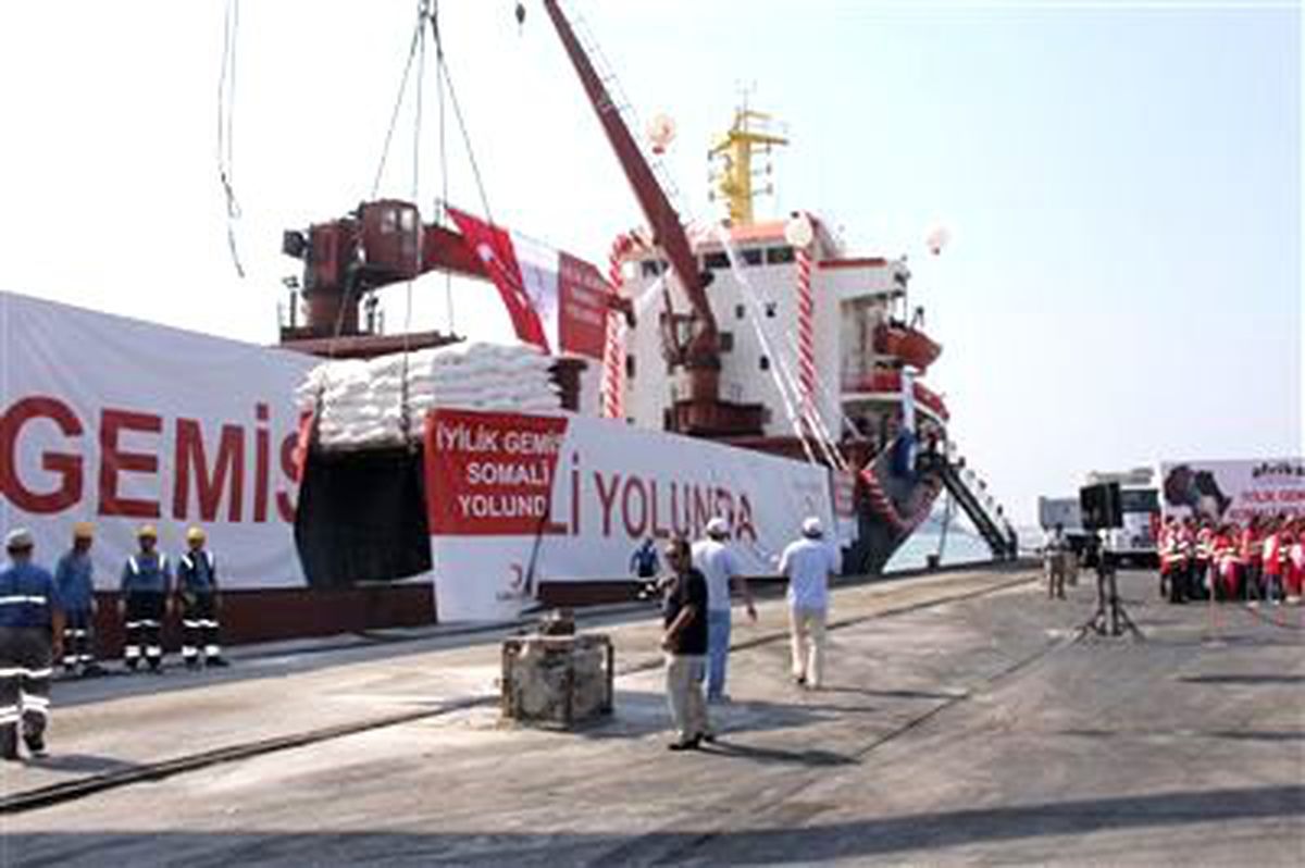 Somali\'ye "İyilik Gemisi"Yle 350 Bin TL Tıbbi Yardım